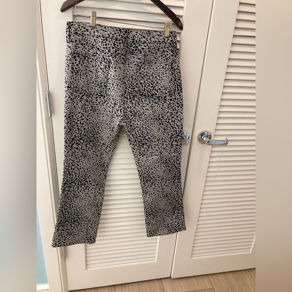 Rag & Bone Hana Jeans Cheetah Print - Gray - Like New - Picture 2 of 7